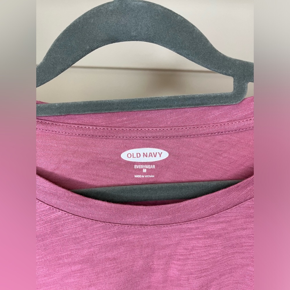 Brand new women’s old navy long sleeve top in a off pink rose color size M - Picture 2 of 8